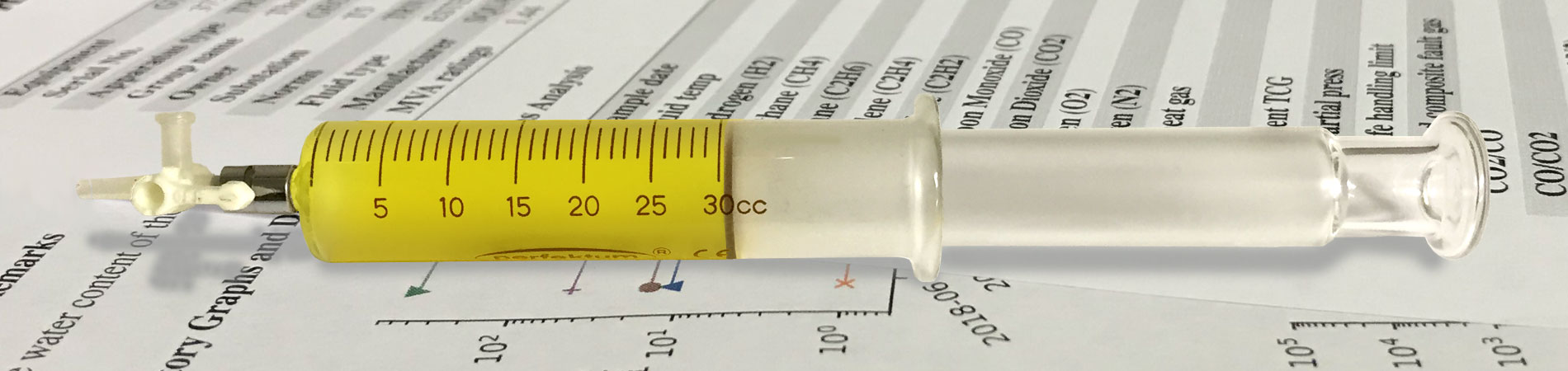 Oil Sampling Syringe Oil Tests Dissolved Gas