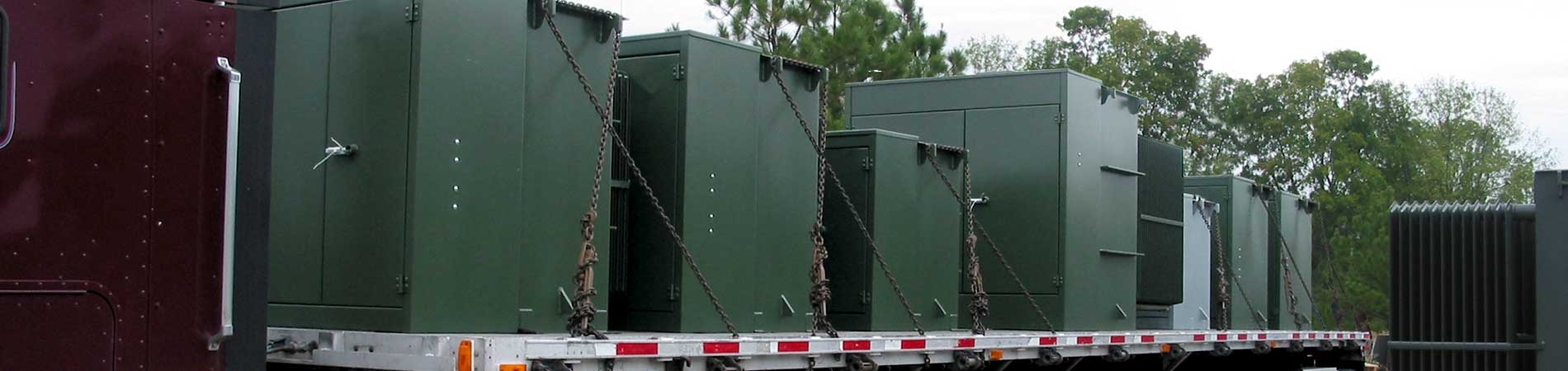 Pad mounted transformers